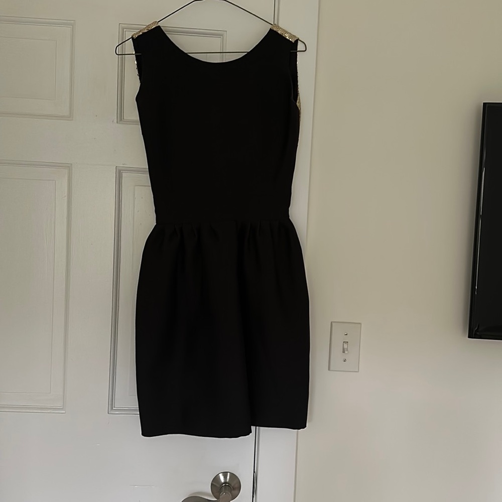 Fun black dress perfect for holidays!